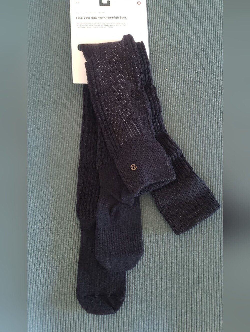 lululemon - Find Your Balance Knee-High Sock S/M